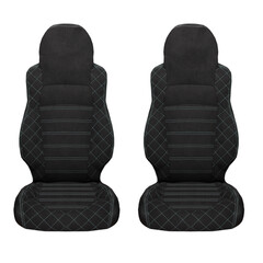 seat in a truck driver's car isolated
