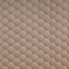 Beige fabric texture with ornament