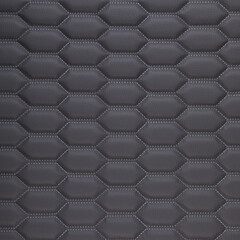 Grey  leather texture with hexagon ornament