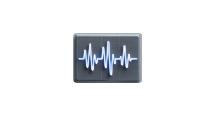 Modern Sound Wave Visualization in Digital Interface