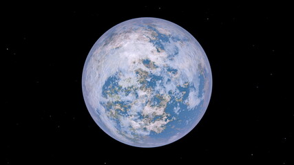 惑星　3DCGレンダリング