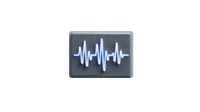 Modern Sound Wave Visualization in Digital Interface