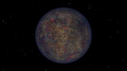 Obraz premium 惑星 3DCGレンダリング