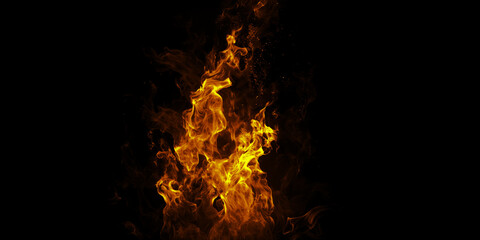 Dancing flames engulf the darkness casting a spell of raw power and untamed energy creating a...