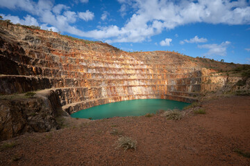 Mary Kathleen Mine, former Uranium Mine in the Outback of Queensland, wide