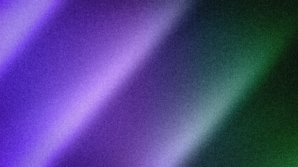 A captivating abstract background with a diagonal grainy gradient, transitioning from rich violet to soft lilac and lush green