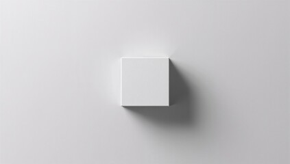 a empty rectangular shape frame embossed in wall