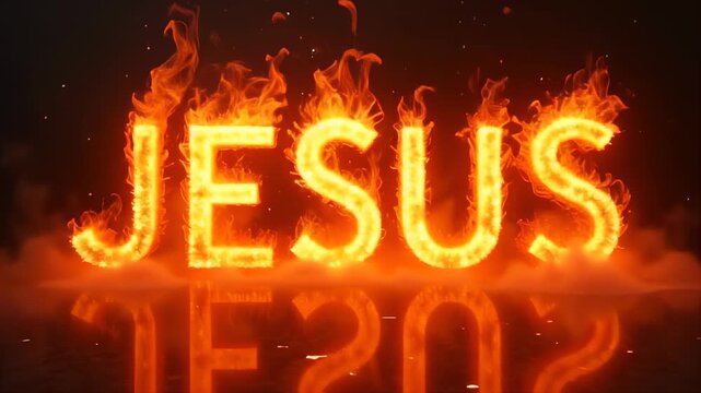 Jesus is coming from the fire