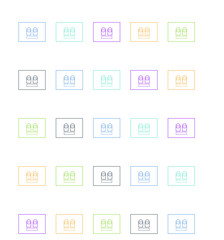 Diversity and inclusion illustration set with 25 modern flat vector scenes including teamwork, accessibility, gender equality, multicultural collaboration, disability representation, and inclusive wor