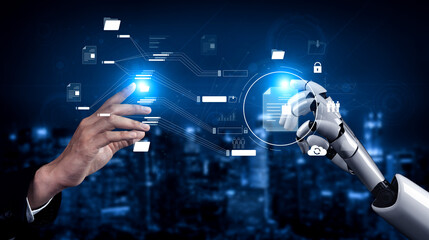 AI organizing document system, streamlining file access, automating document flow, and managing secure digital content through intelligent file operations. Vouch