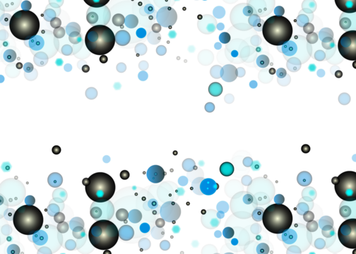 Abstract bubbles and sparkles festive dark background - Powered by Adobe