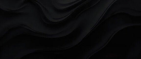 Obraz premium A black background with wavy lines.