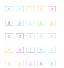 Data and analytics illustration set with 25 modern flat vector scenes including dashboards, charts, big data, reports, predictive analytics, KPIs, business intelligence, graphs, and digital data visua