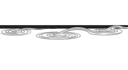 Flowing water ripples create elegant modern abstract background design for branding