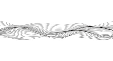 Dynamic abstract lines create a modern, flowing wave pattern, perfect for tech or science themes.