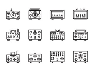 Audio mixer modern minimalist studio line