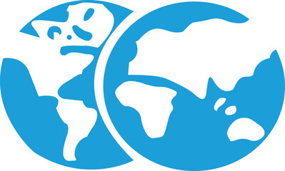 world map icon logo png vector