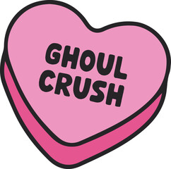 Halloween Candy Heart