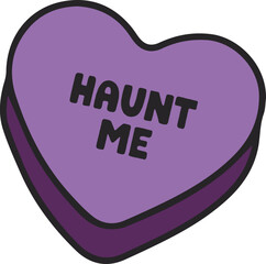 Halloween Candy Heart