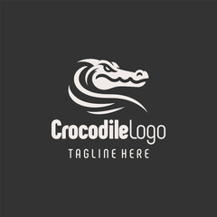 Elegant Crocodile Branding Logo Concept