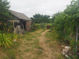 old wooden house