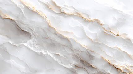 Elegant White Marble Texture with Golden Veins Luxurious Stone Surface