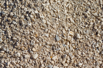 Full Frame Image of Tan Gravel