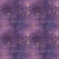 Seamless pattern Blank grained and scratched film strip texture background. old film effect