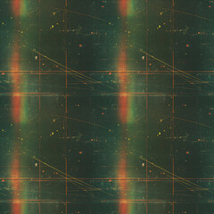 Seamless pattern Blank grained and scratched film strip texture background. old film effect