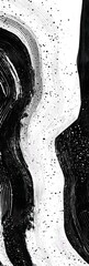 Abstract black and white design