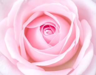 Beautiful Pink Rose Close-up.