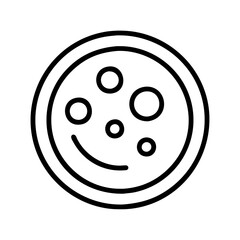 Vector pizza icon illustration pepperoni pizza italian food pizzeria restaurant delivery take away 90