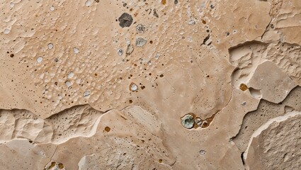 Beige stone texture with natural patterns and small mineral inclusions across surface