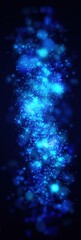 Abstract blue light design