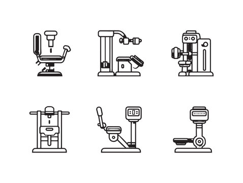 Hip abductor machine targeted lower body