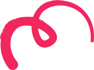 Abstract Swirling Brushstroke