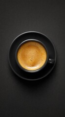 A rich espresso, dark tones, and a sophisticated, elevated presentation.
