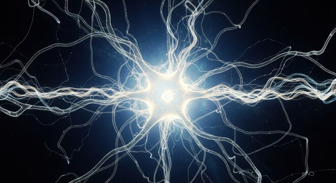 Neuron mit dendritischem Netzwerk
