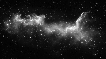 Fototapeta premium Cosmic Nebula and Star - Filled Space Scene