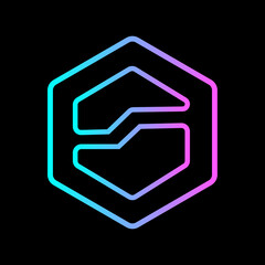 Futuristic Tech Hexagon Logo Design