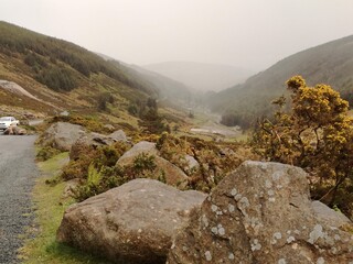 mountain landscape with fog © Cristina Toma 