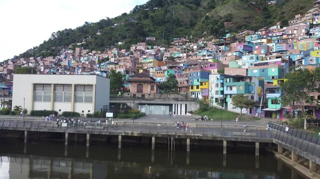 Medellin, Antioquia, Colombia. July 15, 2025. Constellations is a new tourist attraction in the city.