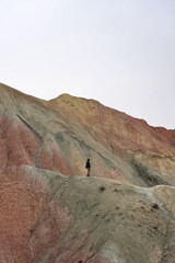 man in the desert