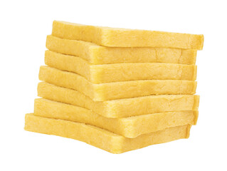 Pumpkin bread isolated on transparent png