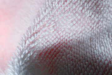 Fototapeta premium Macro shot of bath towel fabric as background