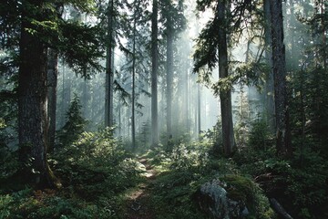 Obraz premium Beautiful Forest. High quality