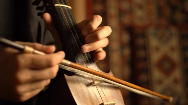 Playing the Kamancha A Bowed String Instrument