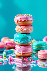 Pop-Art Dessert Still Life