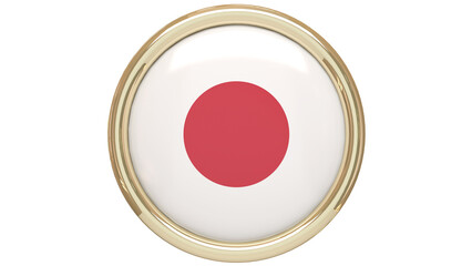 japan flag sphere