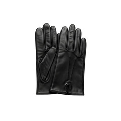 Schwarze Lederhandschuhe, transparenter Hintergrund, PNG